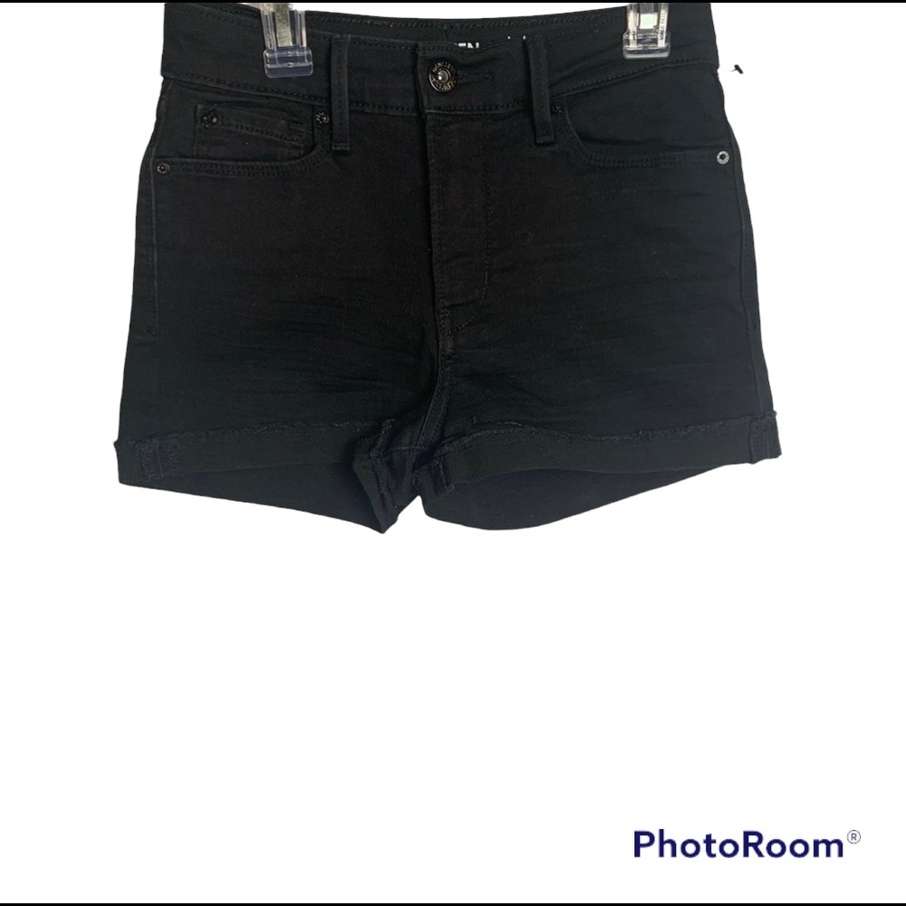 Levi’s Denizen High-rise Shortie Cuffed Shorts Size 7 juniors